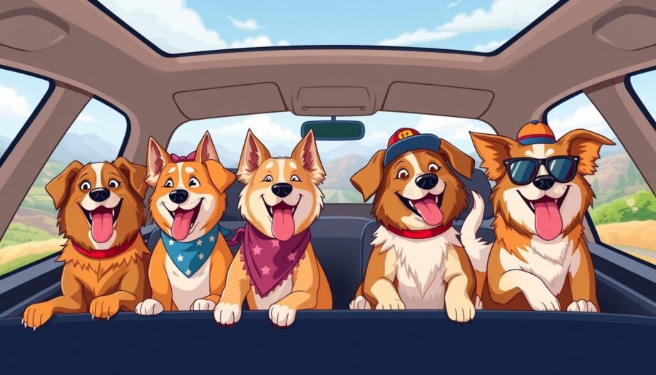 Adorable Dogs Caught on Camera During Car Rides